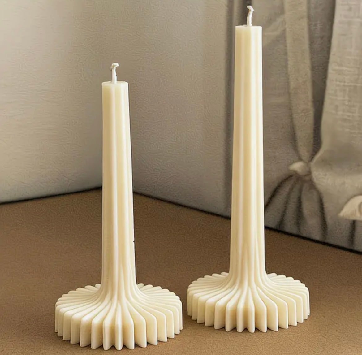 Fluted taper on a starburst base